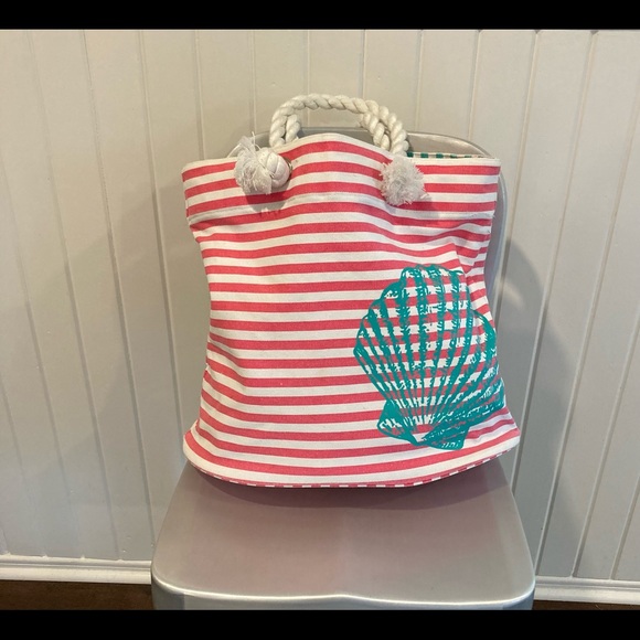 Canvas beach tote - Picture 1 of 15